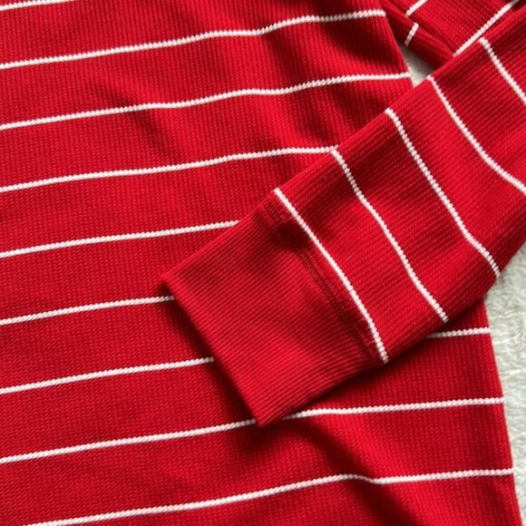 Stars Above Red/White LS Pajama top - Picture 2 of 4
